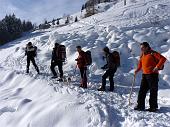 INVERNALE DA MADONNA DELLE NEVI A CA' E PASSO SAN MARCO nella splendida domenica del 17 gennaio 2010 - FOTOGALLERY